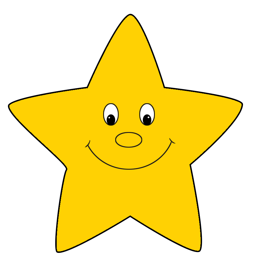 861x908 Star Clipart