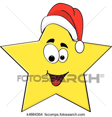 450x470 Clipart Of Christmas Star K4664354