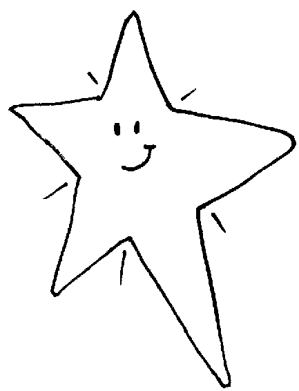 433x566 Star Clipart Black And White