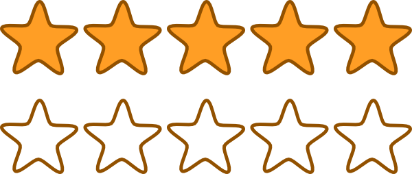 600x254 Stars Clip Art