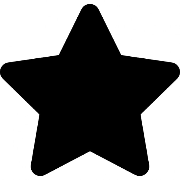 626x626 Star Fivepointed Shape Outline In White Icons Free Download