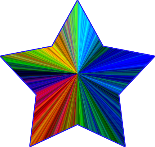 500x475 Graphics For Rainbow Stars Free Graphics