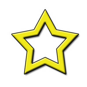 300x300 Clipart Picture Of An Open Yellow Star