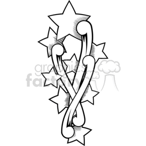 300x300 Royalty Free Star Design 375462 Vector Clip Art Image