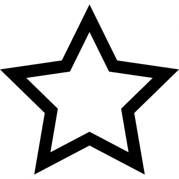 626x626 Star Outline Outline Clip Art Biezumd 2