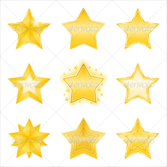 585x585 Star Template