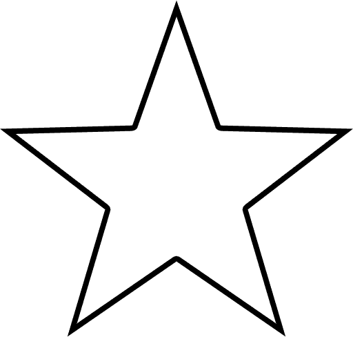 512x488 Star Outline Star Clip Art Outline Free Clipart Images