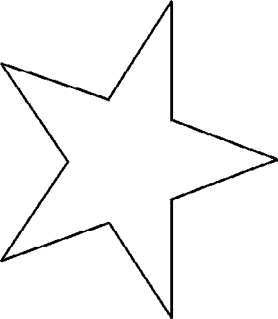 400x460 Pattern Christmas Star Clipart