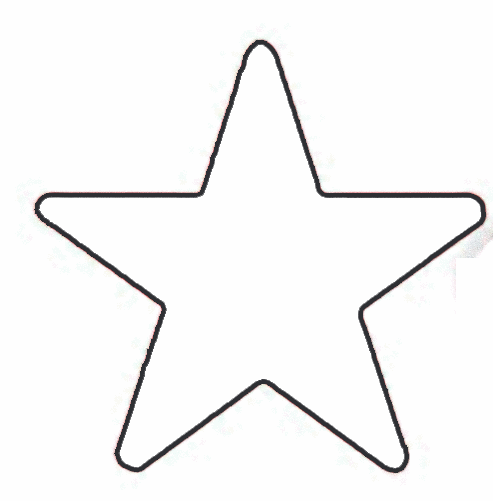 493x501 Star Stencil Template Click On Each Template To Enlarge And Then