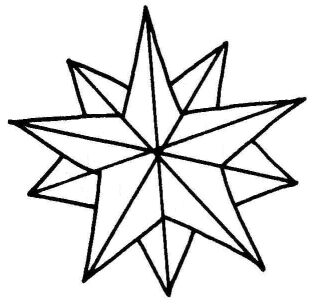 314x305 And White Clipart Christmas Star