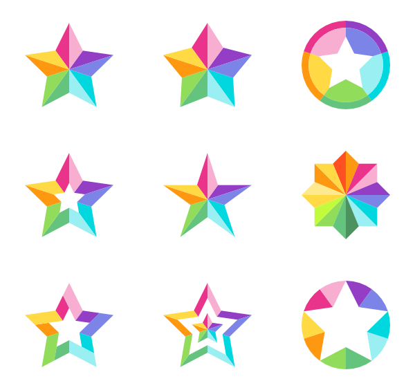 600x564 Star Icons