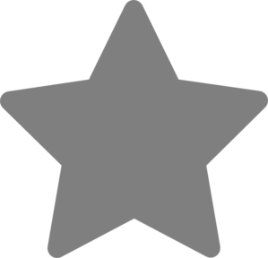 299x288 Star Grey Clip Art