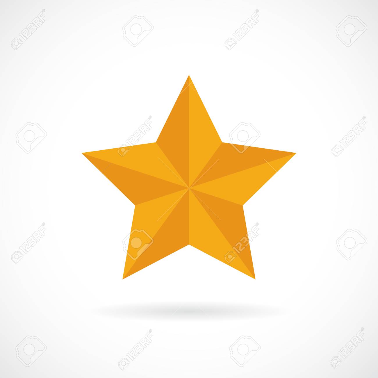1300x1300 Gold Star Vector Icon Royalty Free Cliparts, Vectors, And Stock
