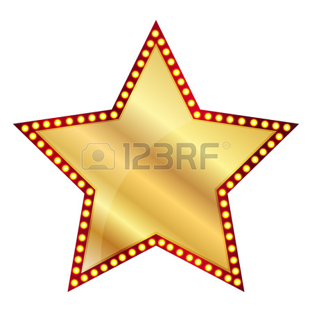 450x450 Vector Illustration Of 3 Gold Stars Royalty Free Cliparts, Vectors