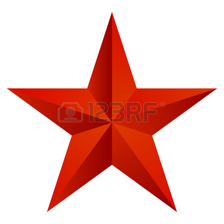450x450 Vector Illustration Of Red Star Royalty Free Cliparts, Vectors