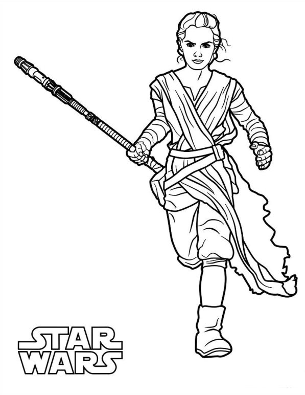 597x772 Kids N 21 Coloring Pages Of Star Wars The Force Awakens