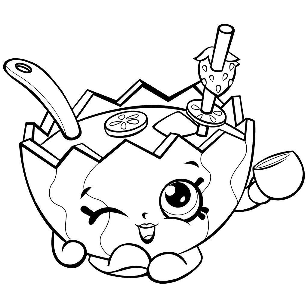 1024x1024 Shopkins Coloring Pages