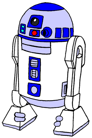 300x448 Star Wars R2 D2 Clipart