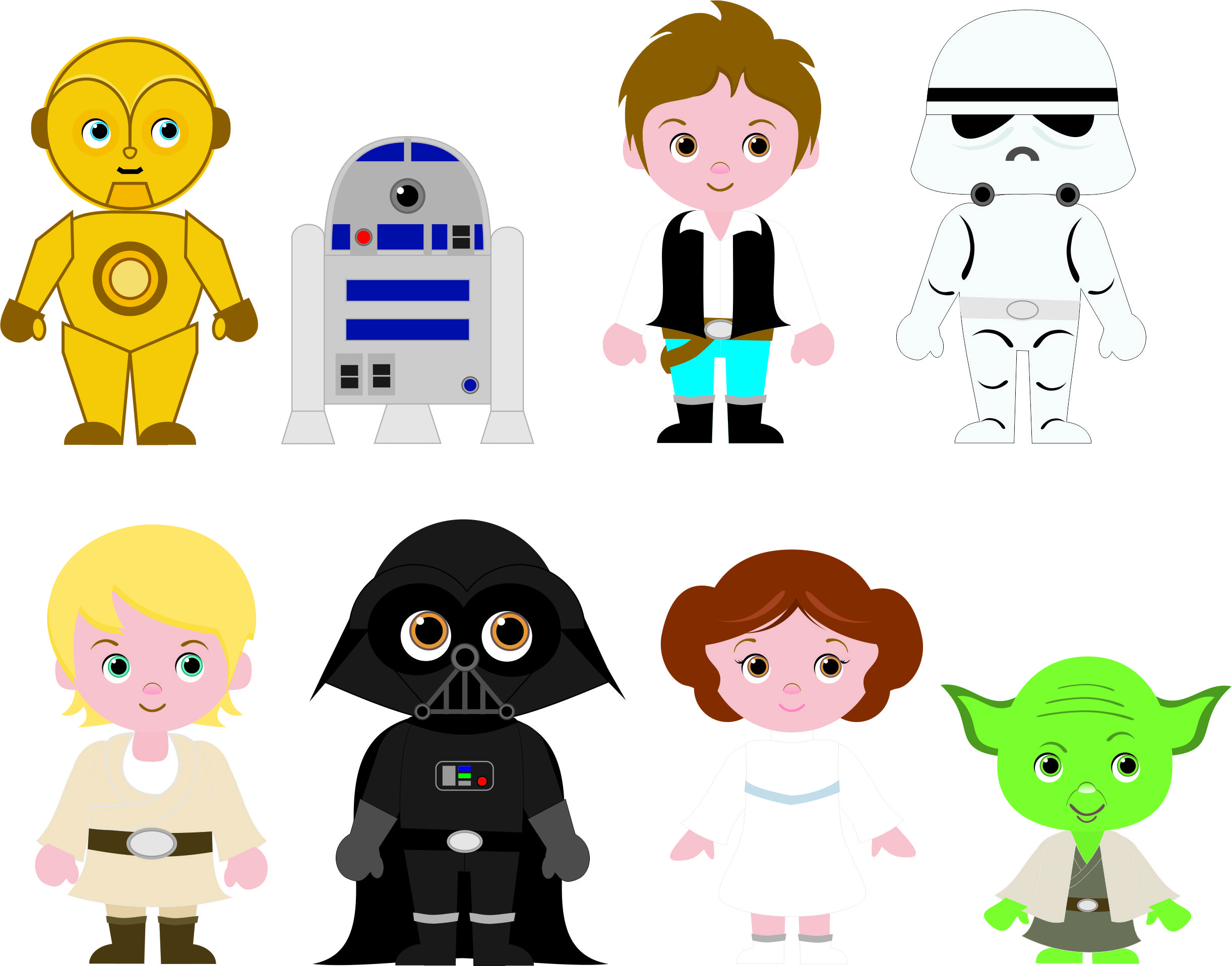 2444x1917 Star Wars Clipart Cute