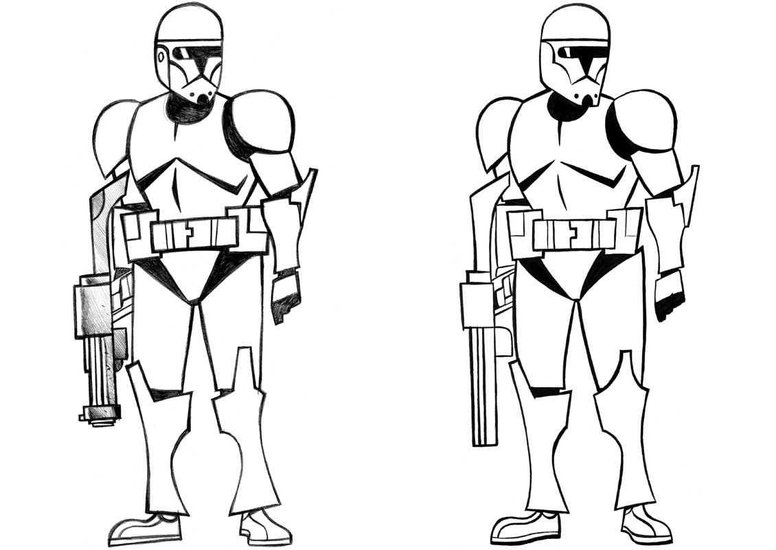 1130x800 Printable Star Wars Coloring Pages