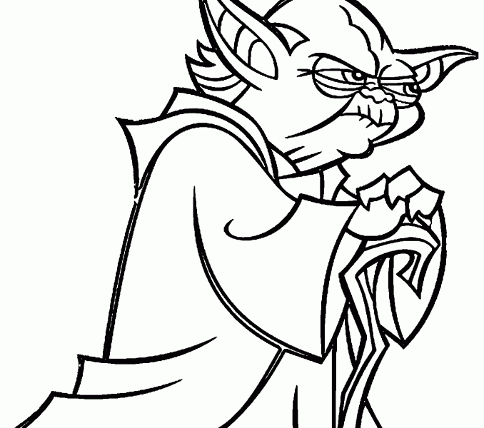 678x600 Yoda Coloring Pages Best Coloring Pages
