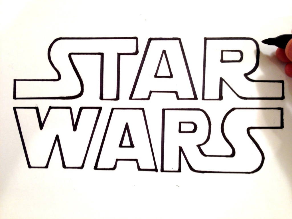 1024x768 Star Wars Drawing How To Draw Star Wars Youtube