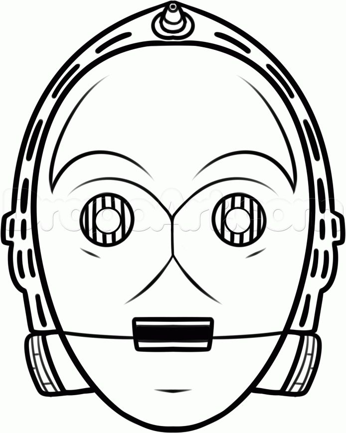 694x869 Star Wars Clipart Face