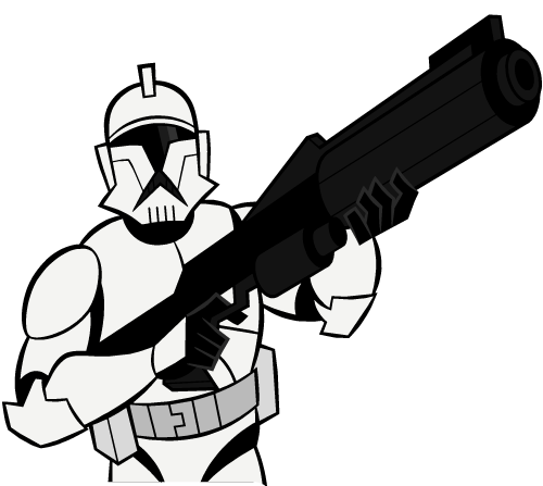 500x447 Star Wars Clipart Clone Trooper