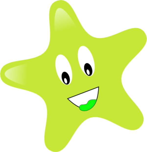 600x619 Free Smiley Face Star Clipart Image