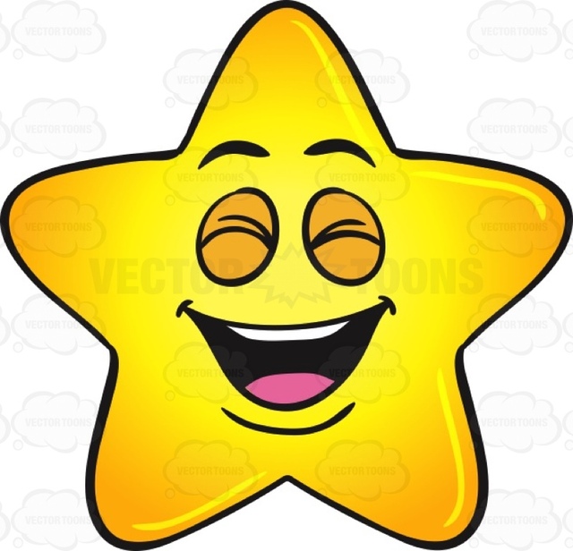 640x616 Laughing Gold Star Cartoon Emoji Cartoon Clipart