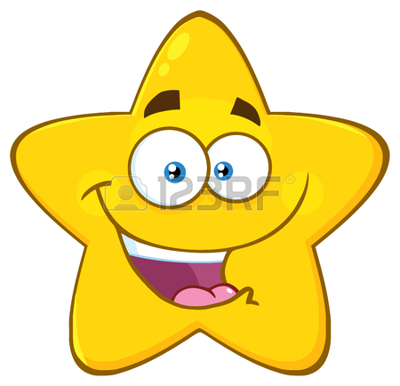 450x434 Smiling Yellow Star Cartoon Emoji Face Character With Sunglasses