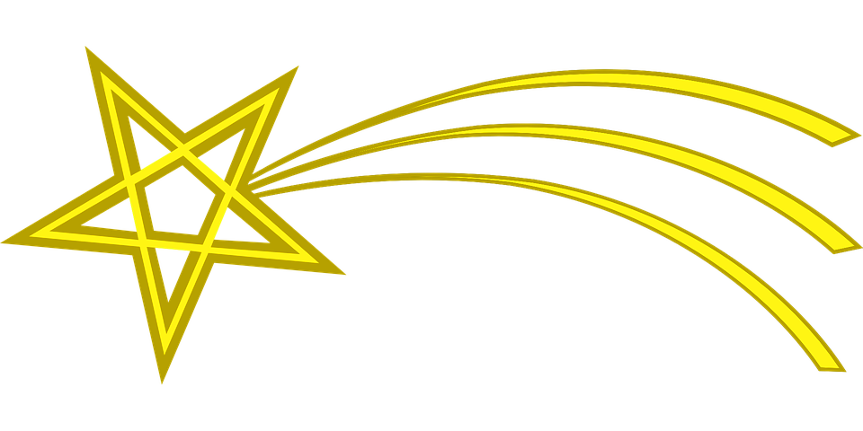 960x480 Shooting Star Transparent Background Image