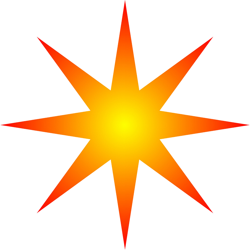 827x827 Star Clipart