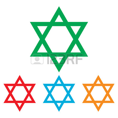 450x450 Star. Shield Magen David. Symbol Of Israel On Transparent