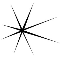 236x218 Retro Starburst Clipart