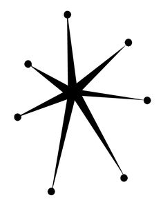 236x290 Black And White Starburst Clipart