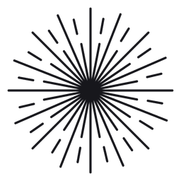 256x256 Black And White Starburst