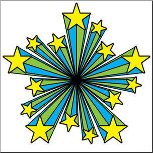 304x304 Clip Art Starburst 02 Color 01a I Abcteach