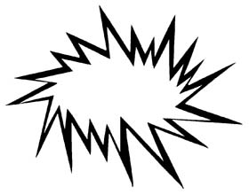 280x220 Free Starburst Clip Art Image