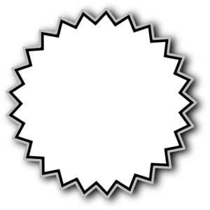 300x300 Starburst Clipart Vector
