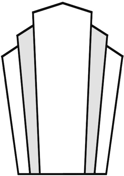 420x595 Art Deco Starburst Free Clipart