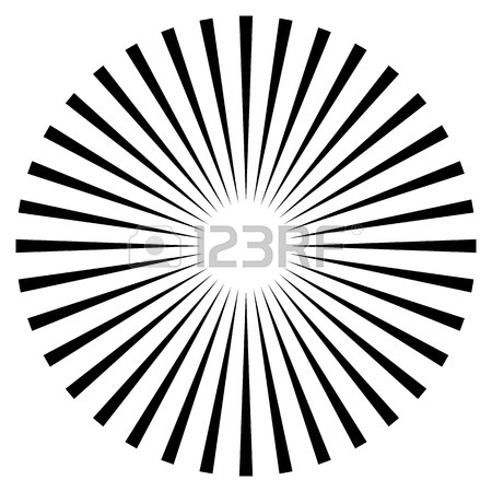 450x450 Radial Lines, Rays, Beams Circular Pattern. Sunburst, Starburst