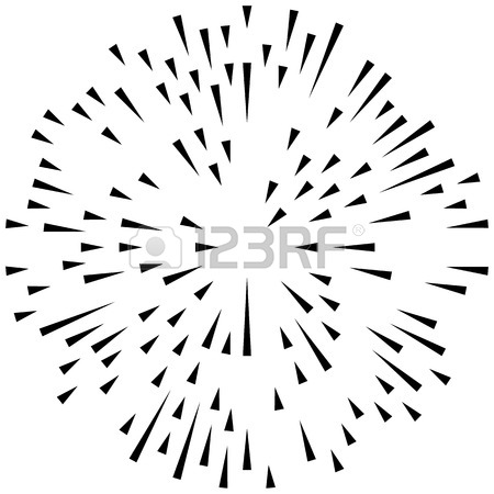 450x450 Abstract Radial Lines (Starburst, Sunburst) Circular Pattern
