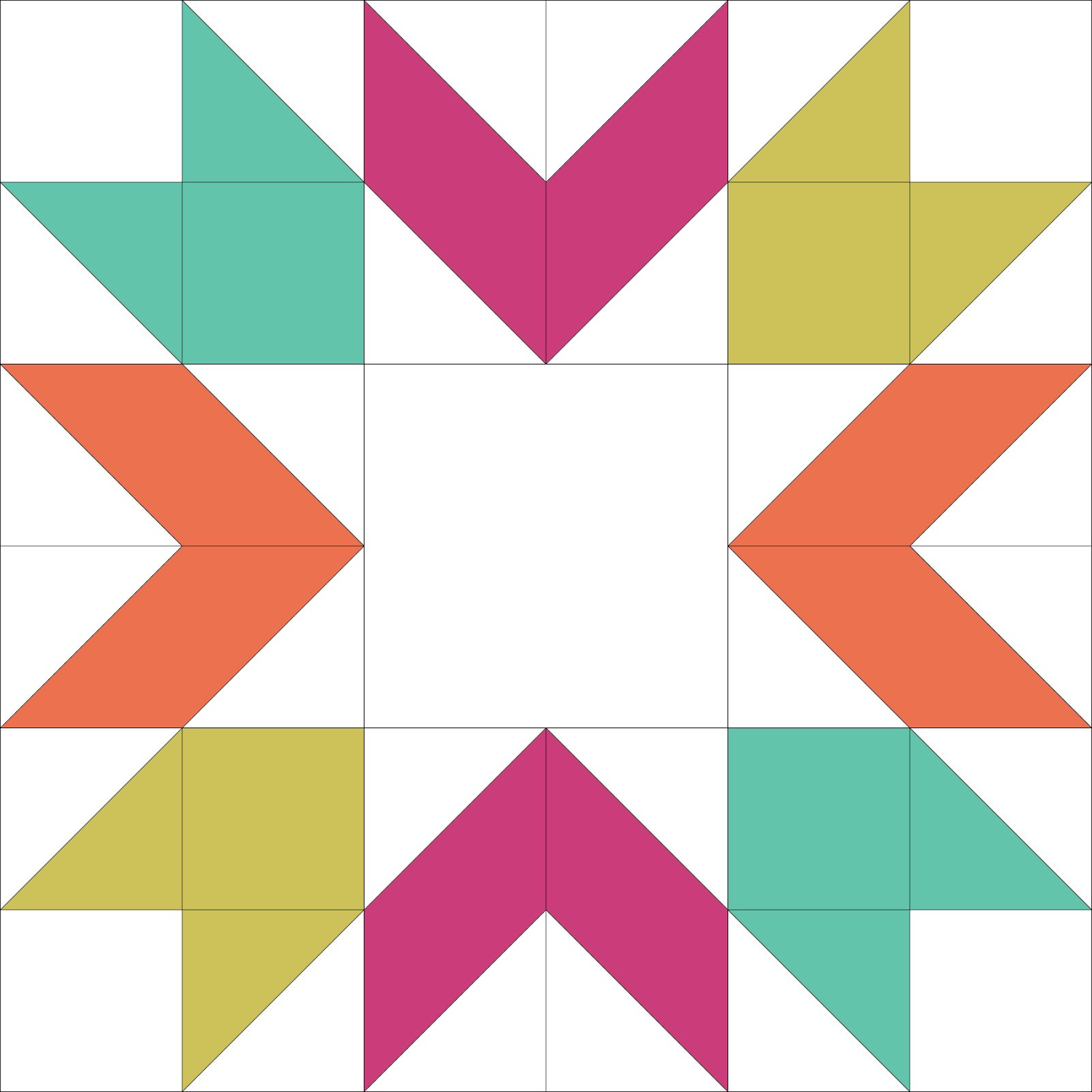 1600x1600 Canoe Ridge Creations Giant Starburst Quilt Along Basic