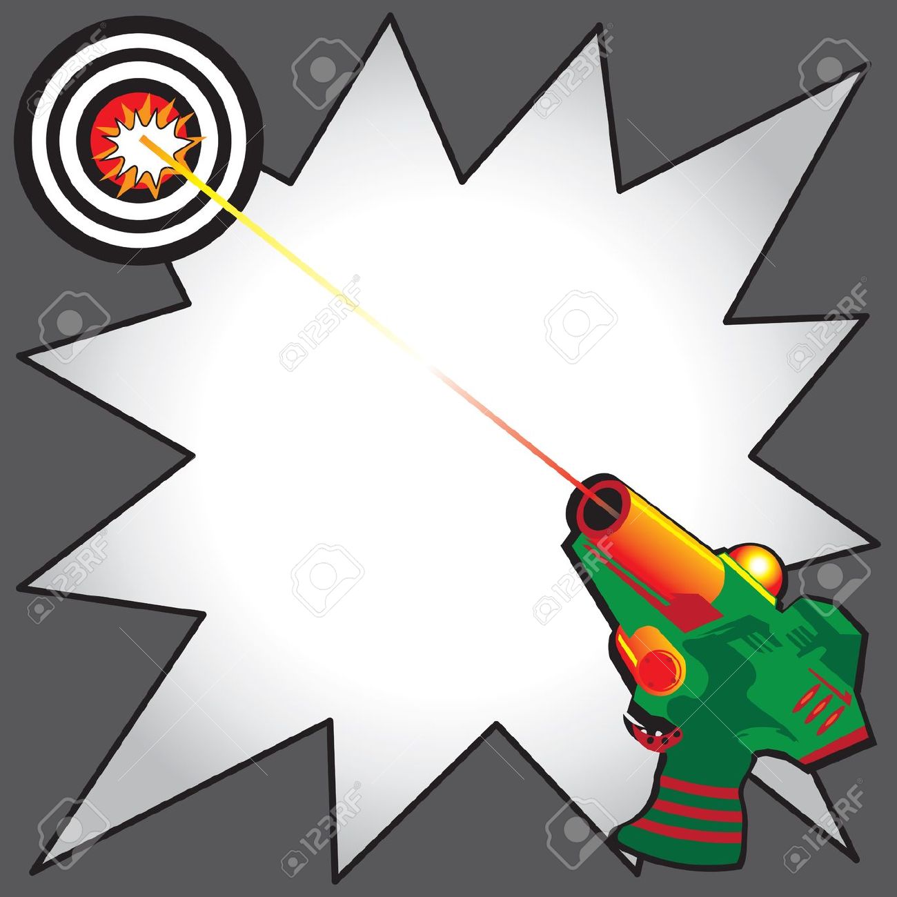 1300x1300 Laser Gun Free Clipart