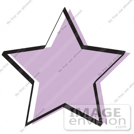 450x450 Royalty Free Cartoon Clip Art Of A Purple Star Shape