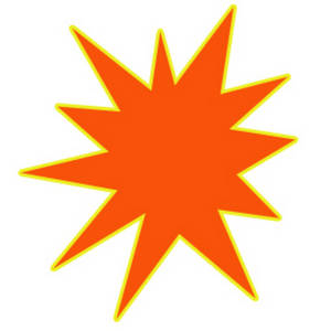 300x300 Starburst Clip Art Outline Free Clipart Images 5