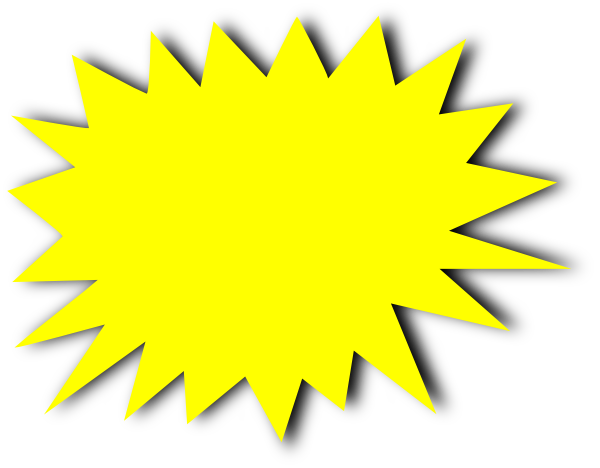 600x468 Free Starburst Clipart