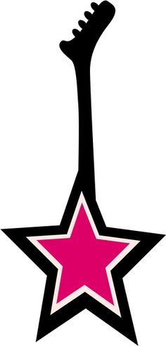 236x493 Guitar Clipart Star