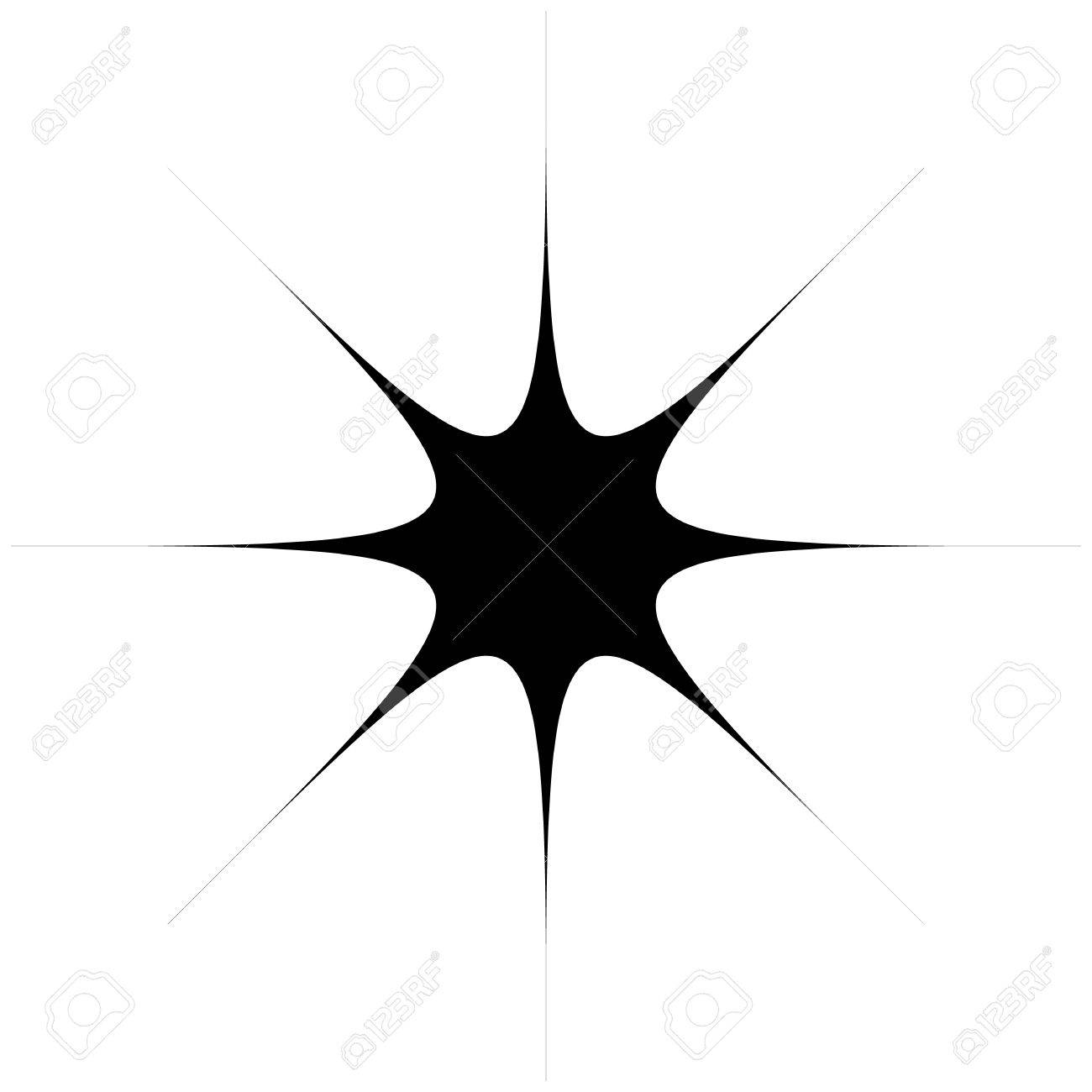 1300x1300 Starburst, Sunburst Or Gleam, Glitter Shape, Element Silhouette